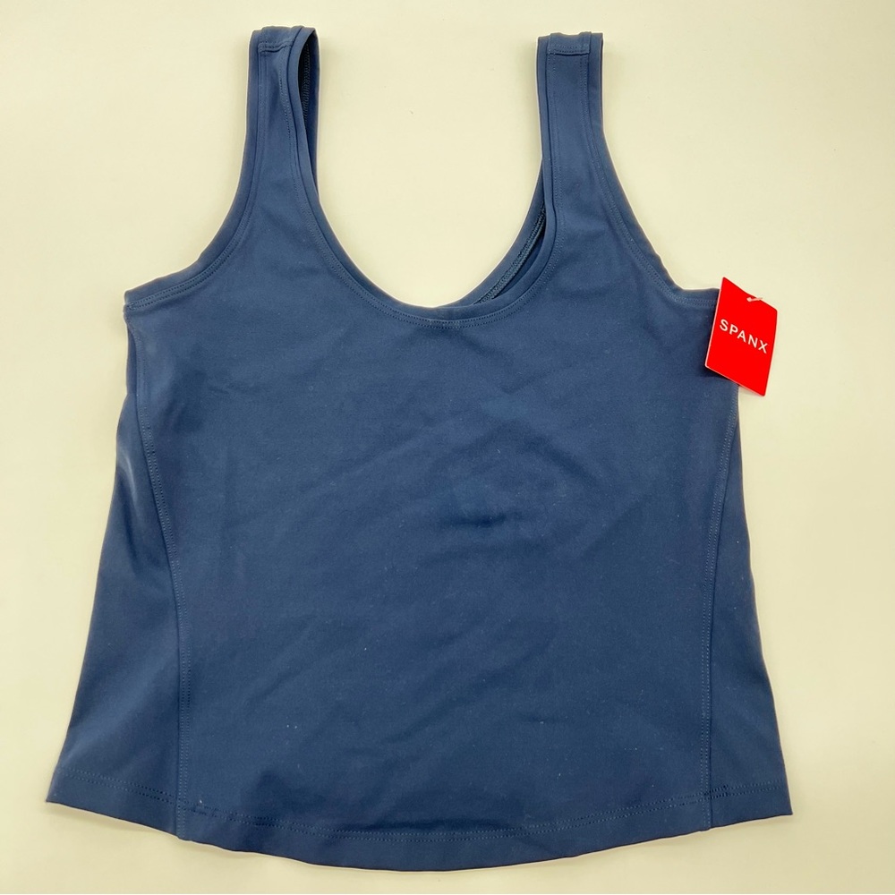 SPANX Women's Navy Tank Top-SX